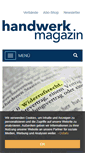 Mobile Screenshot of handwerk-magazin.de