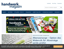 Tablet Screenshot of handwerk-magazin.de